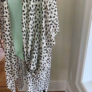 Cheetah Print Kimono